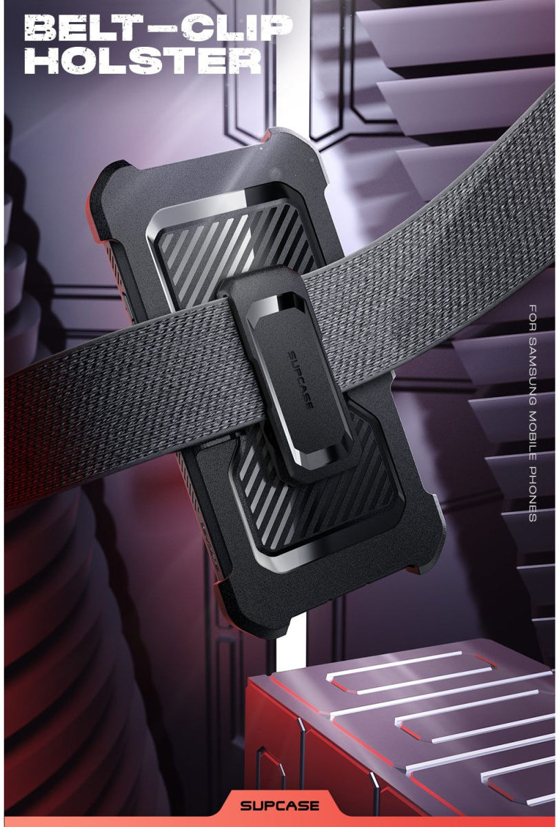 SUPCASE UB Pro Samsung S23 Ultra Hoesje Full Protect Kickstand Zwart afbeelding 4