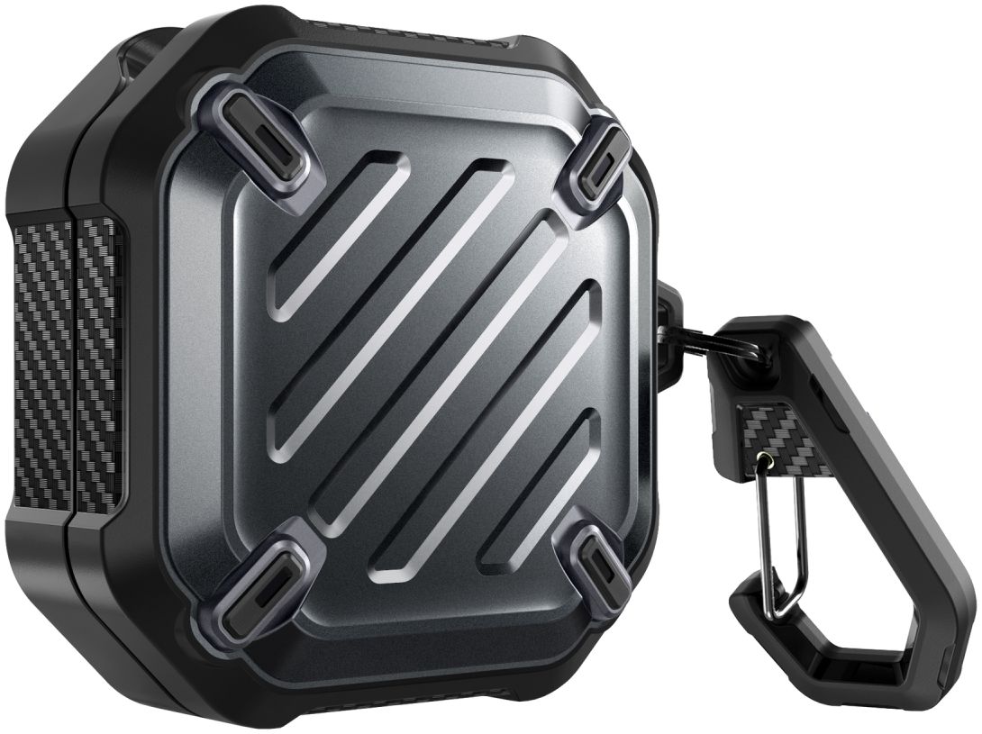 SUPCASE UB Pro Samsung Buds Live/Pro/2/2 Pro Hoesje Full Protect Zwart afbeelding 1