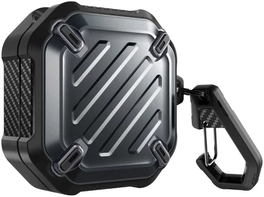 SUPCASE UB Pro Samsung Buds Live/Pro/2/2 Pro Hoesje Full Protect Zwart afbeelding 1