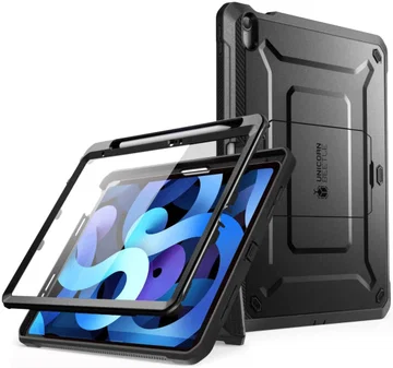SUPCASE UB Pro iPad 11 (2025) / 10.9 (2022) Hoes Full Protect Stand Zwart
