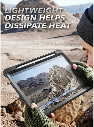 SUPCASE UB Pro iPad 11 (2025) / 10.9 (2022) Hoes Full Protect Stand Zwart afbeelding 7