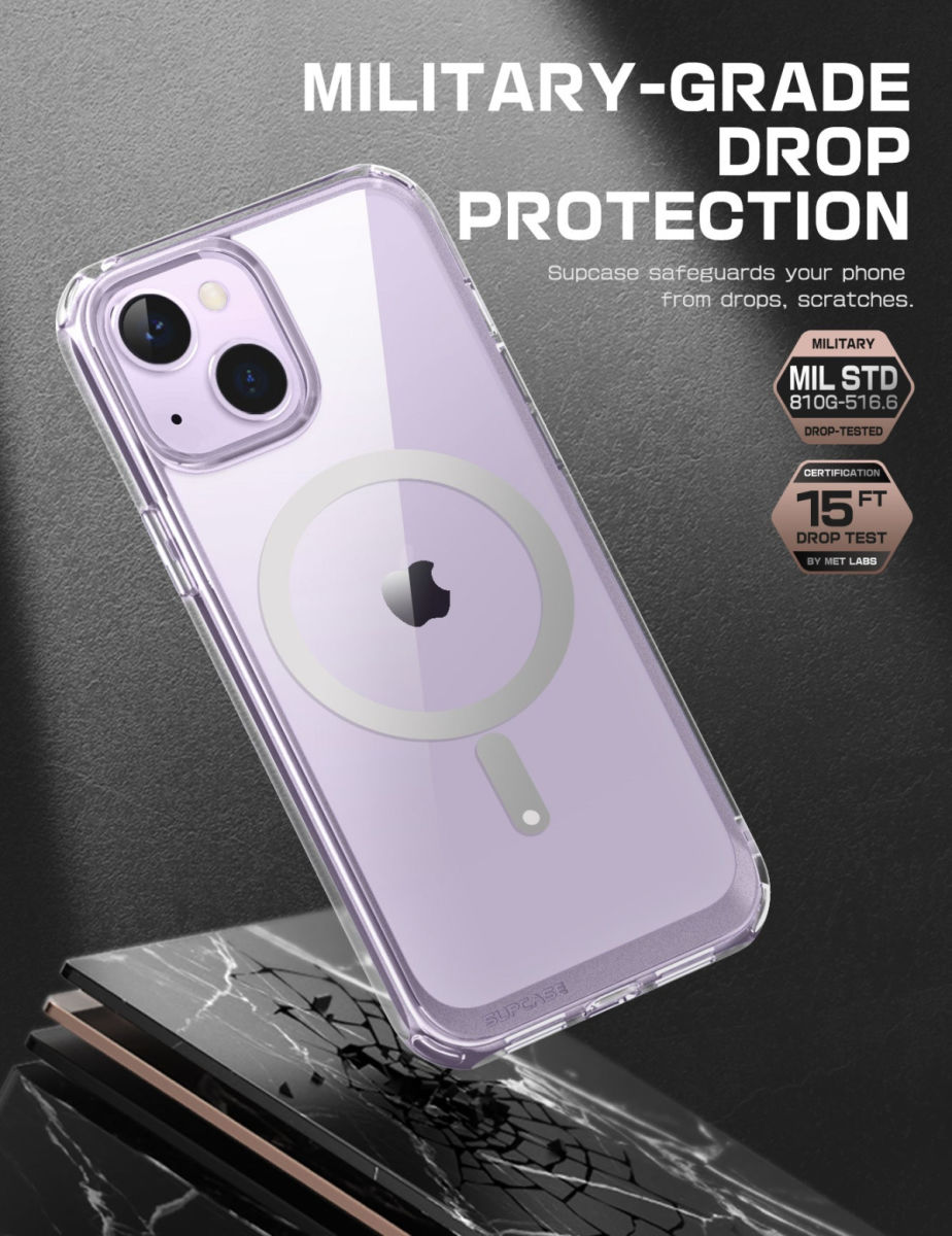 SUPCASE UB MagSafe Apple iPhone 14 Plus Hoesje Back Cover Transparant afbeelding 7