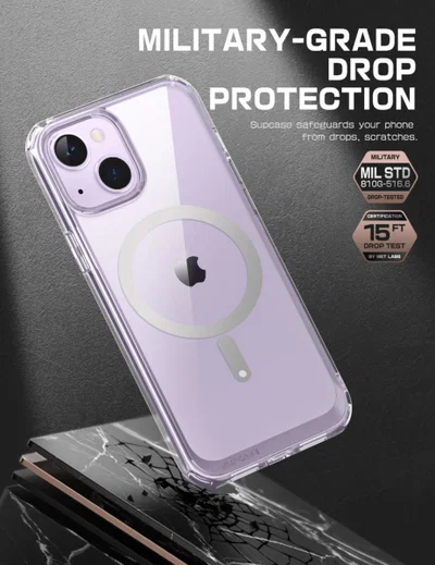 SUPCASE UB MagSafe Apple iPhone 14 Plus Hoesje Back Cover Transparant afbeelding 7