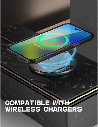 SUPCASE UB MagSafe Apple iPhone 14 Pro Hoesje Back Cover Zwart afbeelding 4