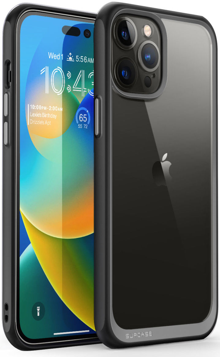 SUPCASE UB Style Apple iPhone 14 Pro Hoesje Back Cover Zwart afbeelding 1