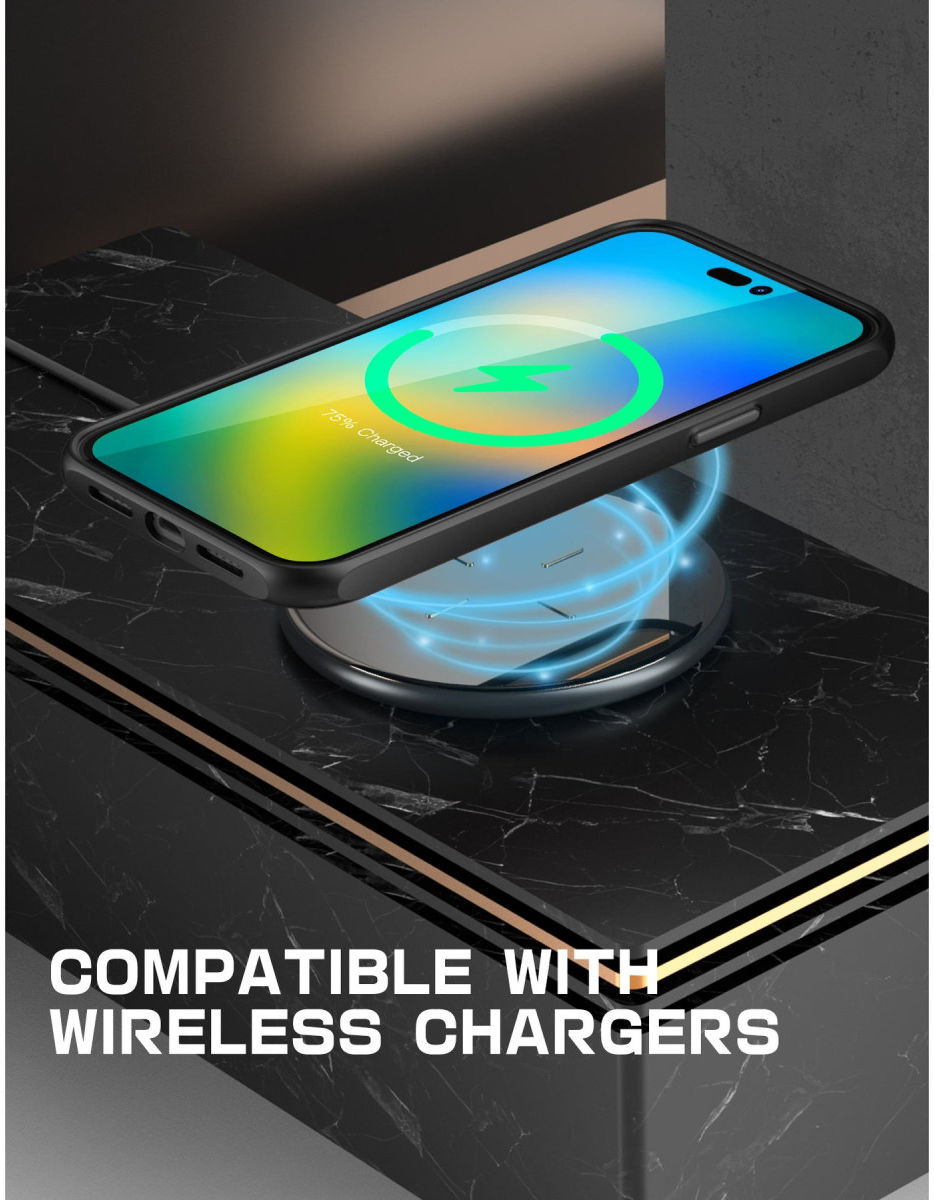 SUPCASE UB Style Apple iPhone 14 Pro Hoesje Back Cover Zwart afbeelding 4