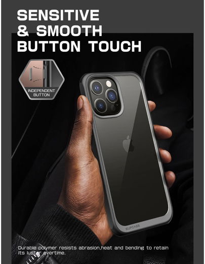 SUPCASE UB Style Apple iPhone 14 Pro Hoesje Back Cover Zwart afbeelding 9