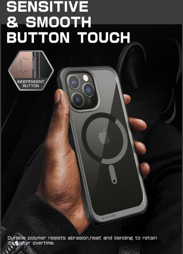 SUPCASE UB MagSafe Apple iPhone 14 Pro Max Hoesje Back Cover Zwart afbeelding 9