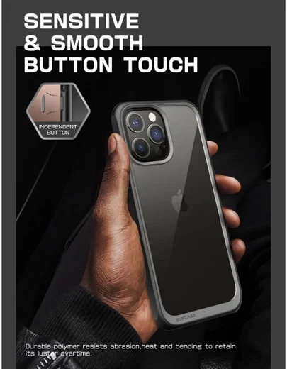 SUPCASE UB Style Apple iPhone 14 Pro Max Hoesje Back Cover Zwart afbeelding 9