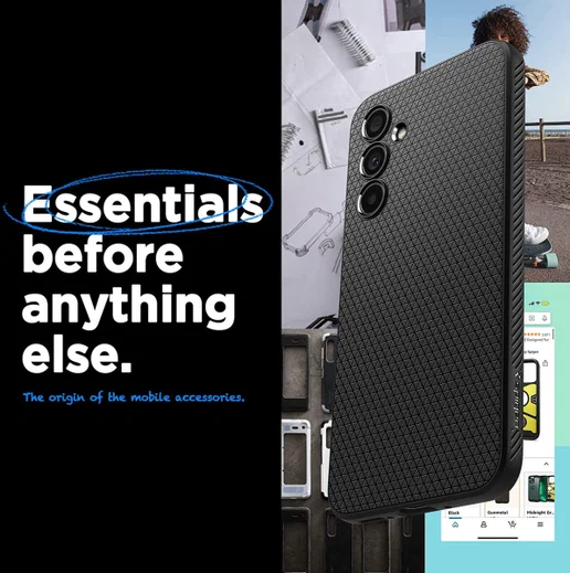Spigen Liquid Air Samsung Galaxy A54 Hoesje Back Cover Zwart afbeelding 8