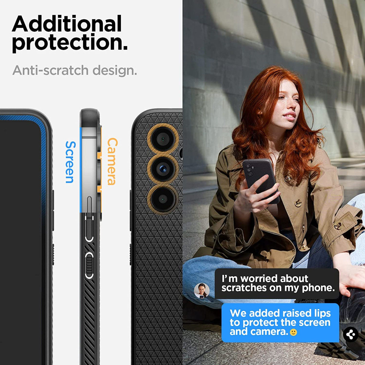 Spigen Liquid Air Samsung Galaxy A54 Hoesje Back Cover Zwart afbeelding 7