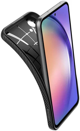 Spigen Liquid Air Samsung Galaxy A54 Hoesje Back Cover Zwart afbeelding 2
