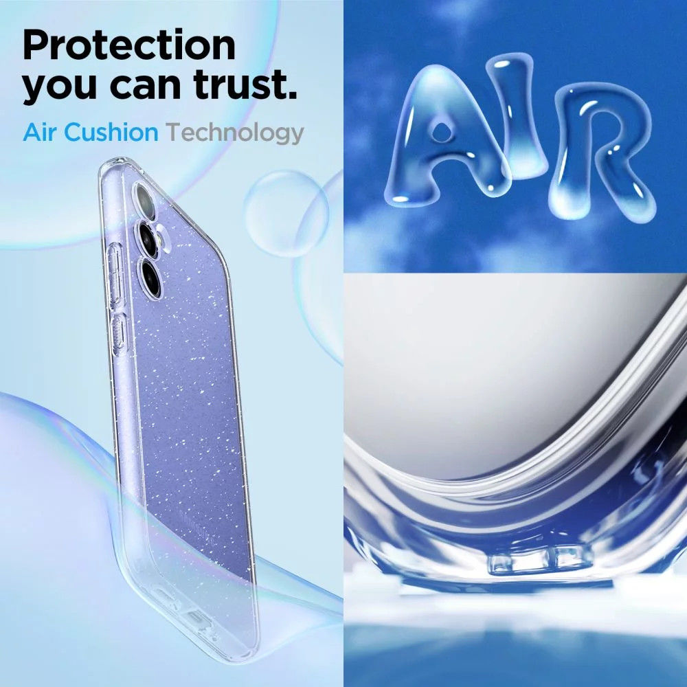 Spigen Liquid Crystal Samsung Galaxy A54 Hoesje Back Cover Glitter afbeelding 3