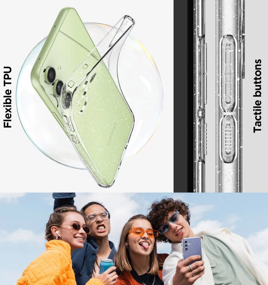 Spigen Liquid Crystal Samsung Galaxy A54 Hoesje Back Cover Glitter afbeelding 5
