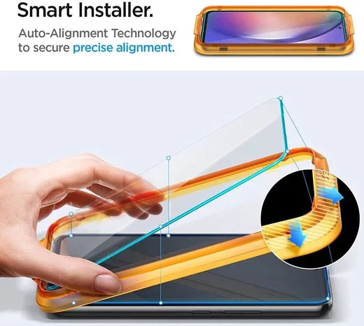 Spigen AlignMaster Samsung Galaxy A54 Tempered Glass (2-Pack) afbeelding 2