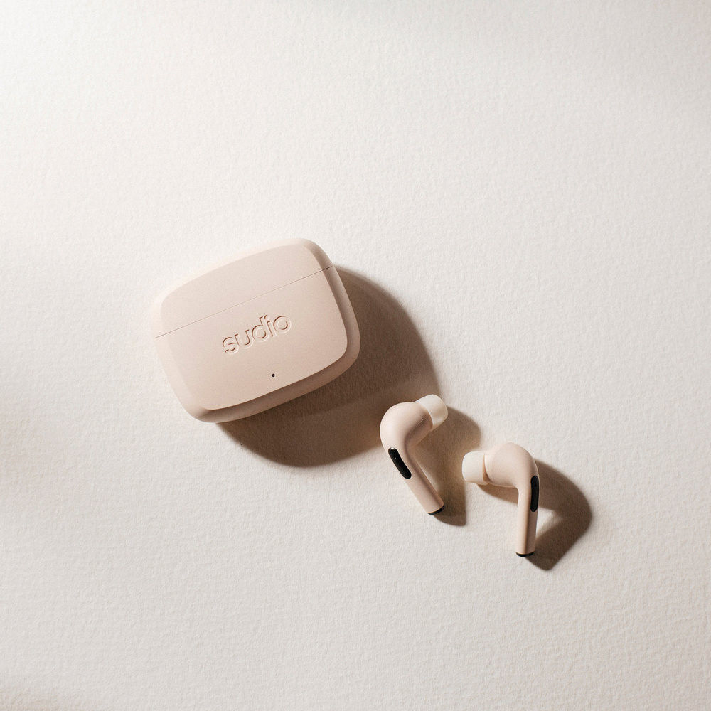 Sudio N2 Pro In-Ear Wireless Bluetooth Earbuds Draadloze Oortjes Beige afbeelding 3