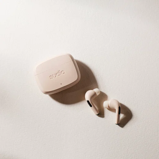 Sudio N2 Pro In-Ear Wireless Bluetooth Earbuds Draadloze Oortjes Beige afbeelding 3