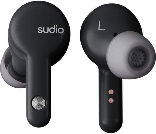 Sudio A2 In-Ear Wireless Bluetooth Earbuds Draadloze Oordopjes Zwart afbeelding 1