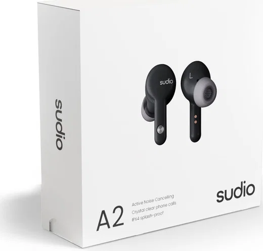 Sudio A2 In-Ear Wireless Bluetooth Earbuds Draadloze Oordopjes Zwart afbeelding 9