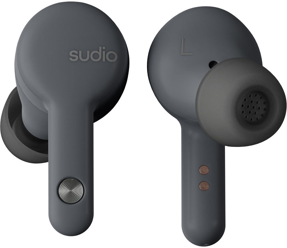 Sudio A2 In-Ear Wireless Bluetooth Earbuds Draadloze Oordopjes Grijs afbeelding 1