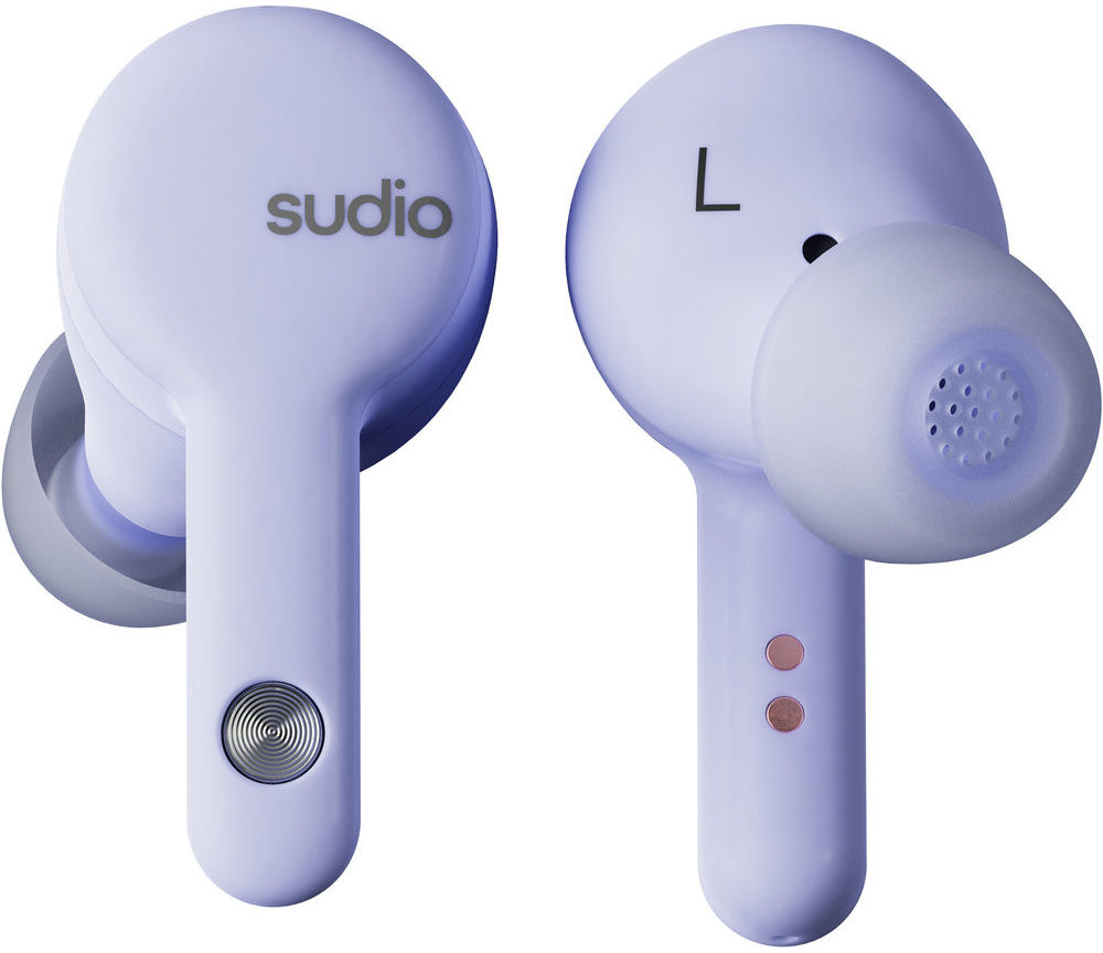 Sudio A2 In-Ear Wireless Bluetooth Earbuds Draadloze Oordopjes Paars afbeelding 1