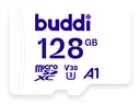 Buddi MicroSDXC Geheugenkaart met SD Kaart Adapter 128GB Wit
