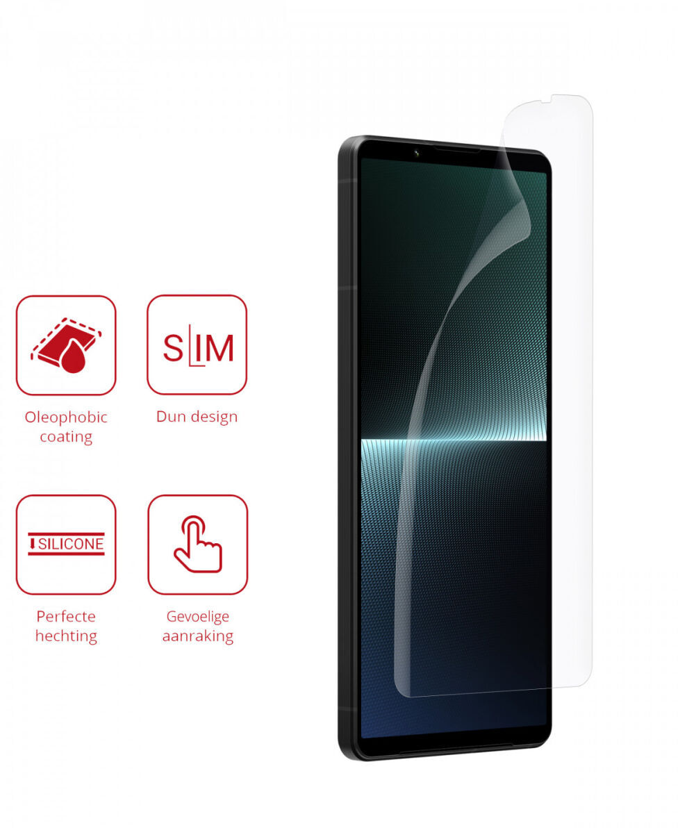 Rosso Sony Xperia 1 V Screen Protector Ultra Clear Duo Pack afbeelding 2