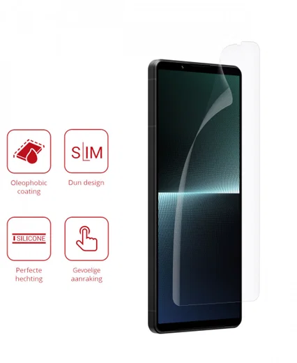 Rosso Sony Xperia 1 V Screen Protector Ultra Clear Duo Pack afbeelding 2
