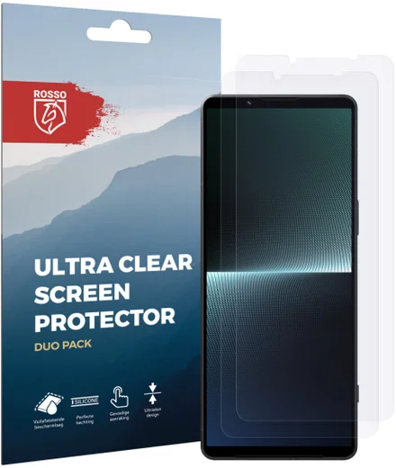 Rosso Sony Xperia 1 V Screen Protector Ultra Clear Duo Pack afbeelding 8