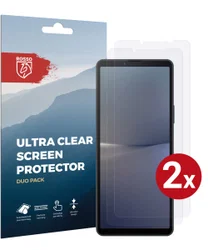 Rosso Sony Xperia 10 V Screen Protector Ultra Clear Duo Pack afbeelding
