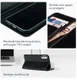 Rosso Element Samsung Galaxy A24 Hoesje Book Cover Wallet Zwart afbeelding 4