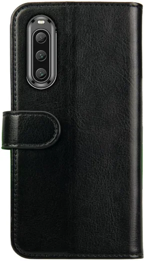 Rosso Element Sony Xperia 10 V Hoesje Book Cover Wallet Zwart afbeelding 2