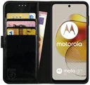 Rosso Element Motorola Moto G73 Hoesje Book Cover Wallet Zwart