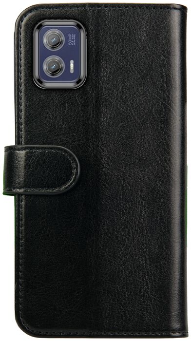 Rosso Element Motorola Moto G73 Hoesje Book Cover Wallet Zwart afbeelding 2