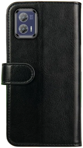 Rosso Element Motorola Moto G73 Hoesje Book Cover Wallet Zwart afbeelding 2