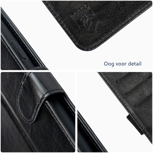 Rosso Element Xiaomi 13 Lite Hoesje Book Cover Wallet Zwart afbeelding 5