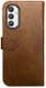 Rosso Element Samsung Galaxy A24 Hoesje Book Cover Wallet Bruin afbeelding 2