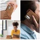 Rosso Element Samsung Galaxy A24 Hoesje Book Cover Wallet Bruin afbeelding 3