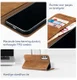 Rosso Element Samsung Galaxy A24 Hoesje Book Cover Wallet Bruin afbeelding 4