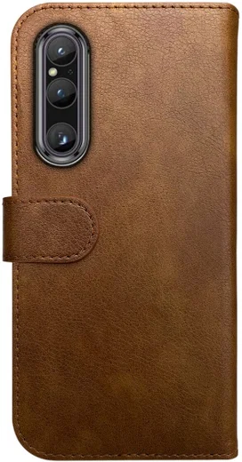 Rosso Element Sony Xperia 1 V Hoesje Book Cover Wallet Bruin afbeelding 2