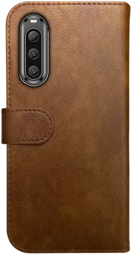 Rosso Element Sony Xperia 10 V Hoesje Book Cover Wallet Bruin afbeelding 2