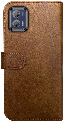 Rosso Element Motorola Moto G73 Hoesje Book Cover Wallet Bruin afbeelding 2