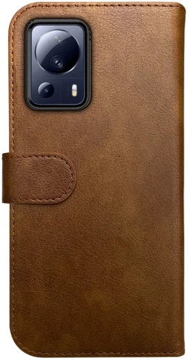 Rosso Element Xiaomi 13 Lite Hoesje Book Cover Wallet Bruin afbeelding 2