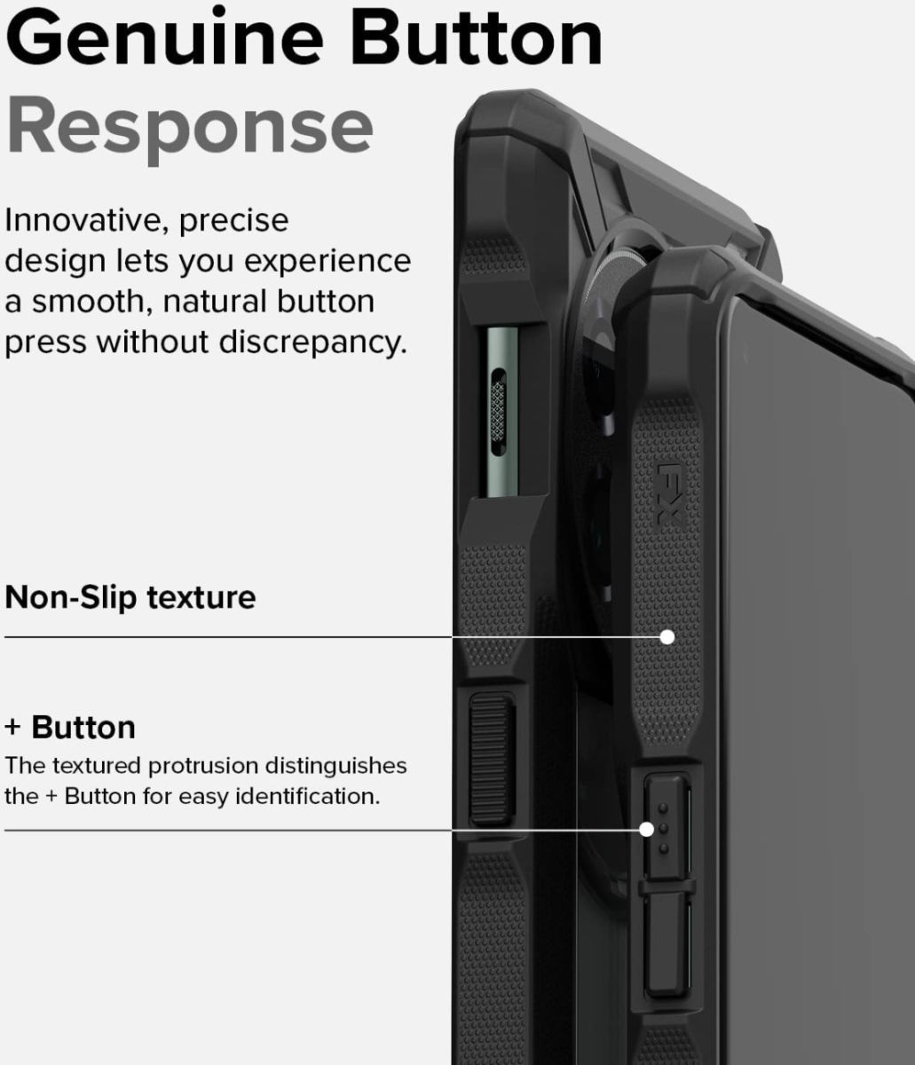 Ringke Fusion X OnePlus 11 Hoesje Back Cover Zwart afbeelding 9