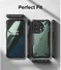 Ringke Fusion X OnePlus 11 Hoesje Back Cover Zwart afbeelding 7