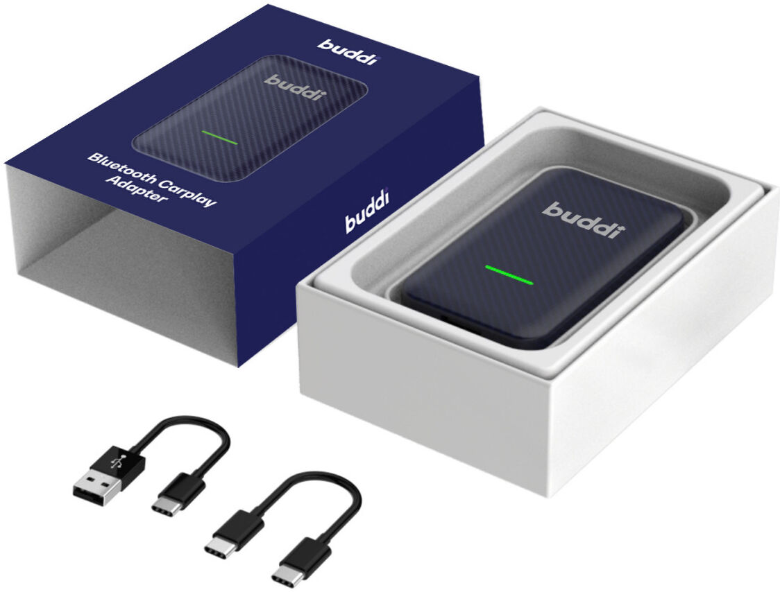 Buddi Play Bluetooth Adapter voor Apple CarPlay Draadloze Dongle afbeelding 9