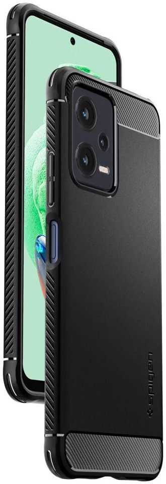 Spigen Rugged Armor Xiaomi Redmi Note 12 5G / Poco X5 Hoesje Zwart afbeelding 10