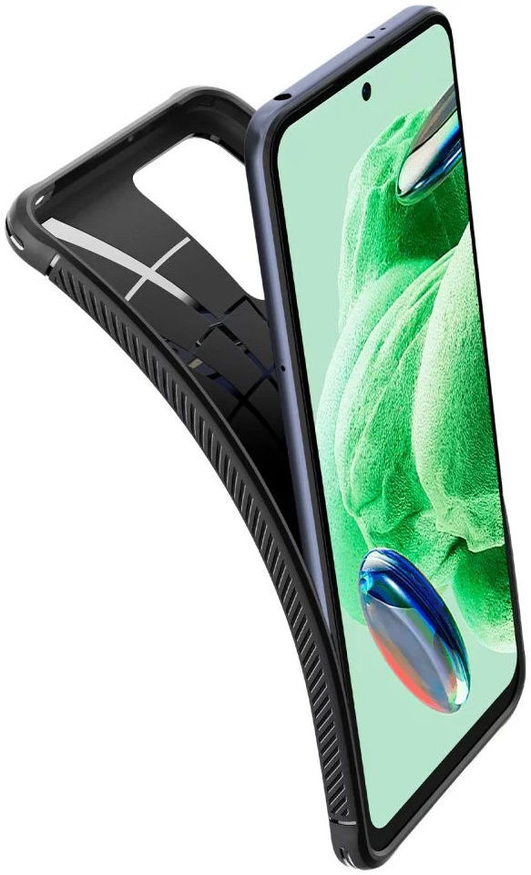 Spigen Rugged Armor Xiaomi Redmi Note 12 5G / Poco X5 Hoesje Zwart afbeelding 2