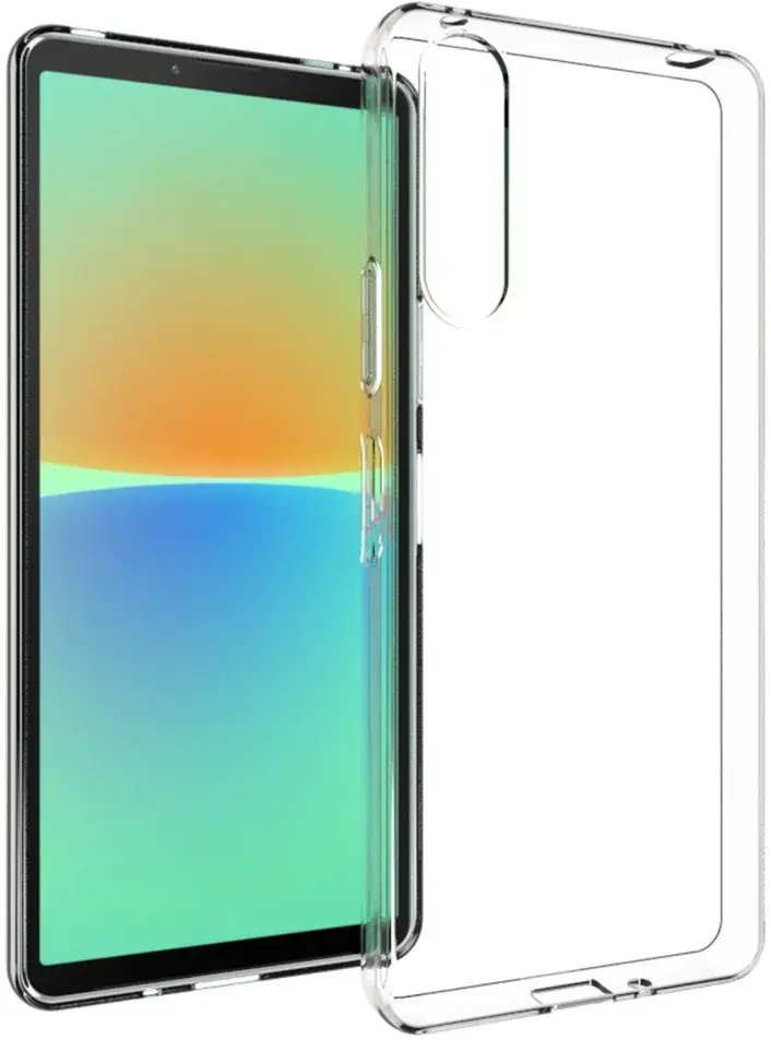 Sony Xperia 10 V Hoesje Dun TPU Back Cover Transparant afbeelding 1
