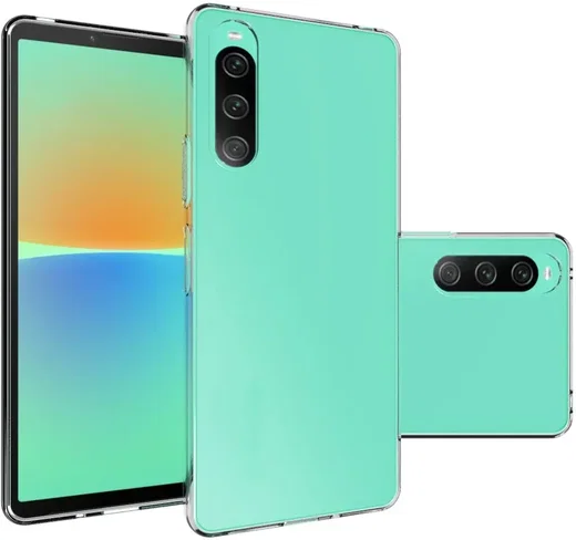Sony Xperia 10 V Hoesje Dun TPU Back Cover Transparant afbeelding 3